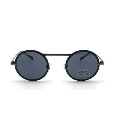 Bom preço MS066 Óculos de sol de formato redondo com um quadro metálico unisex com almofadas para nariz ajustáveis online