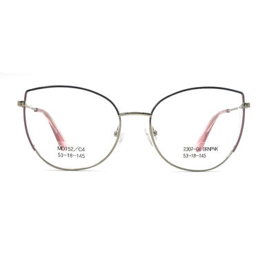 Bom preço MD152 Estruturas ópticas metálicas de aço inoxidável para a preferência das mulheres on-line