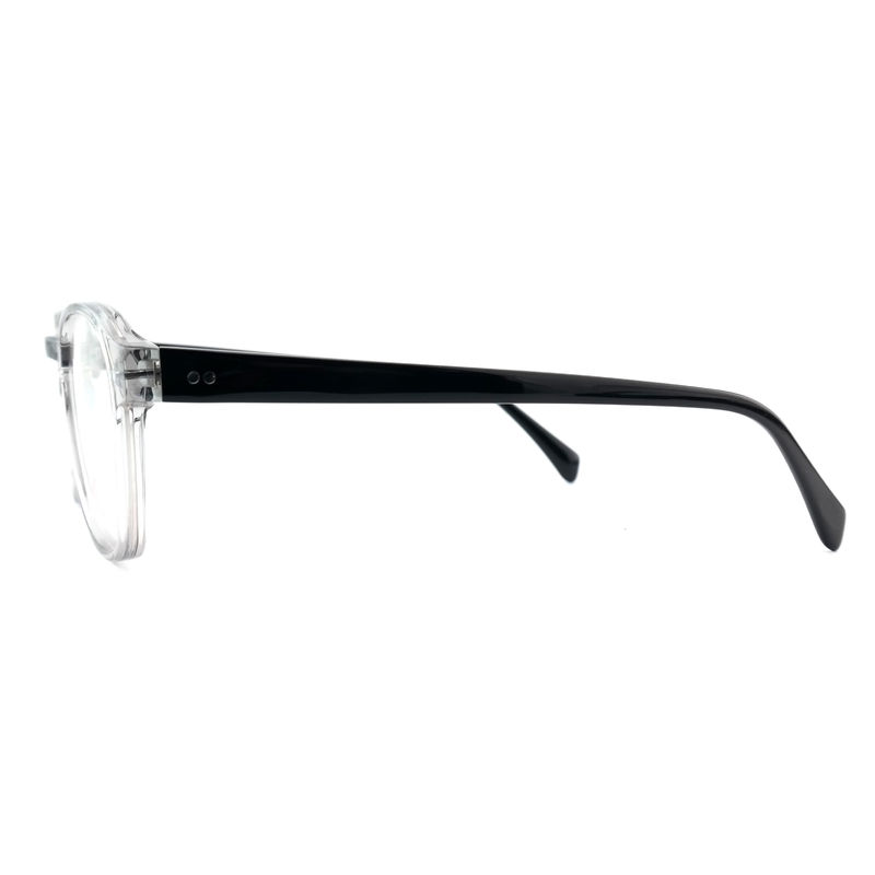 FP2616 Trendy Acetato Quadro Óptico Unisexo Full Rim Redondo Cor Personalizada