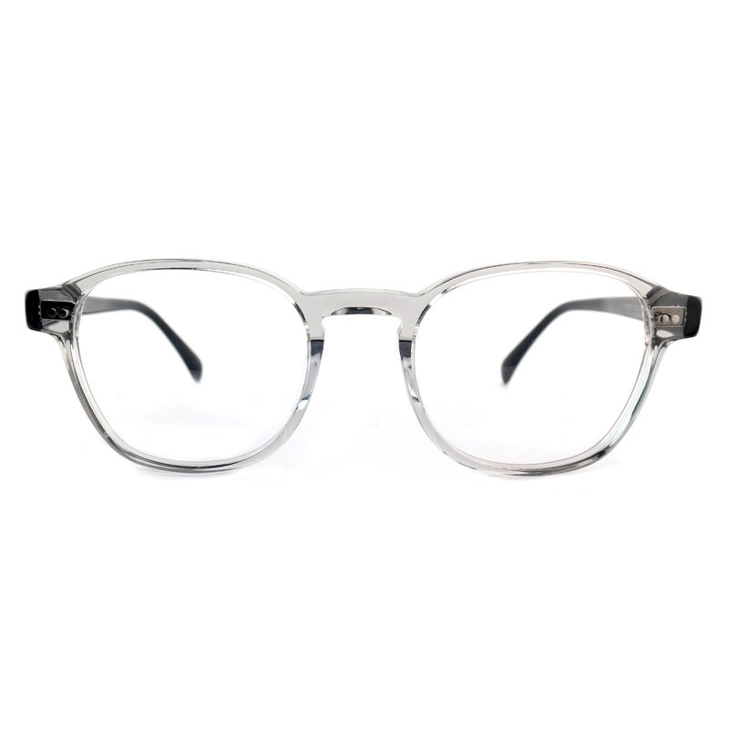 FP2616 Trendy Acetato Quadro Óptico Unisexo Full Rim Redondo Cor Personalizada