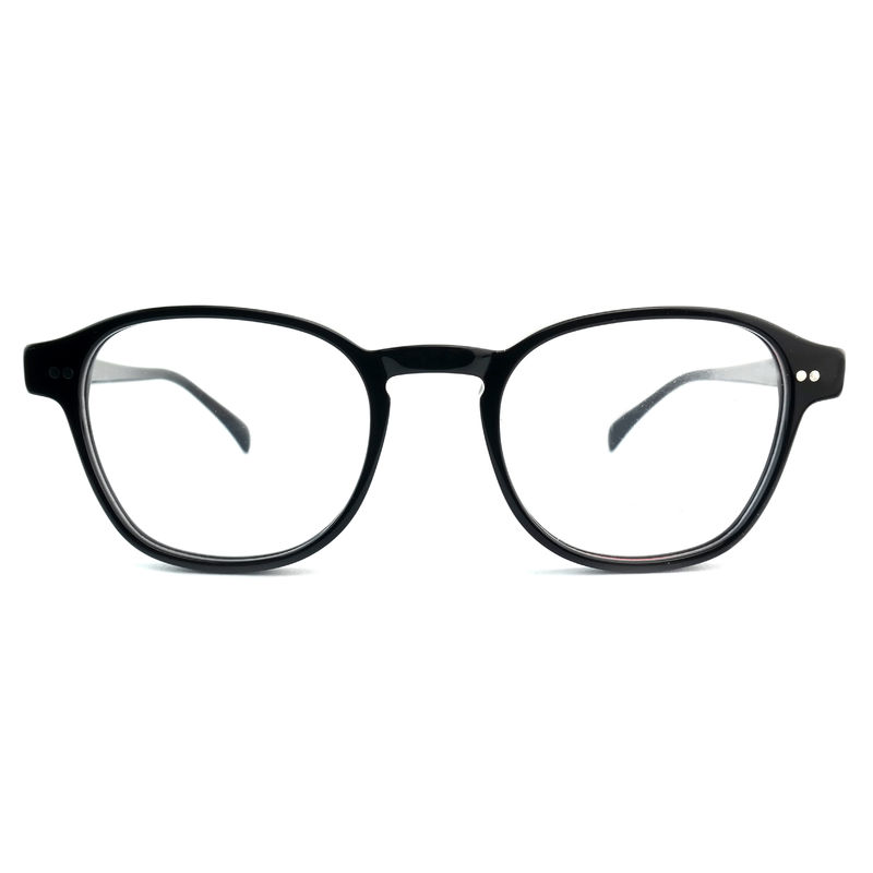 FP2616 Trendy Acetato Quadro Óptico Unisexo Full Rim Redondo Cor Personalizada