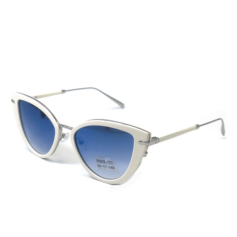Óculos de sol de aceto de metal de alta qualidade Óculos de sol de moda Óculos de sol de borboleta O modelo BS022,OEM & ODM Fábrica de óculos FE