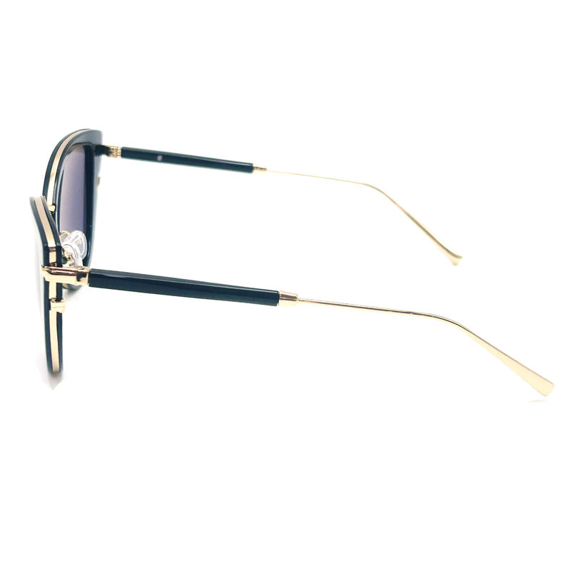 Óculos de sol de aceto de metal de alta qualidade Óculos de sol de moda Óculos de sol de borboleta O modelo BS022,OEM & ODM Fábrica de óculos FE