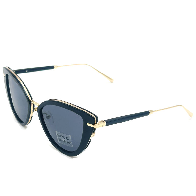 Óculos de sol de aceto de metal de alta qualidade Óculos de sol de moda Óculos de sol de borboleta O modelo BS022,OEM & ODM Fábrica de óculos FE
