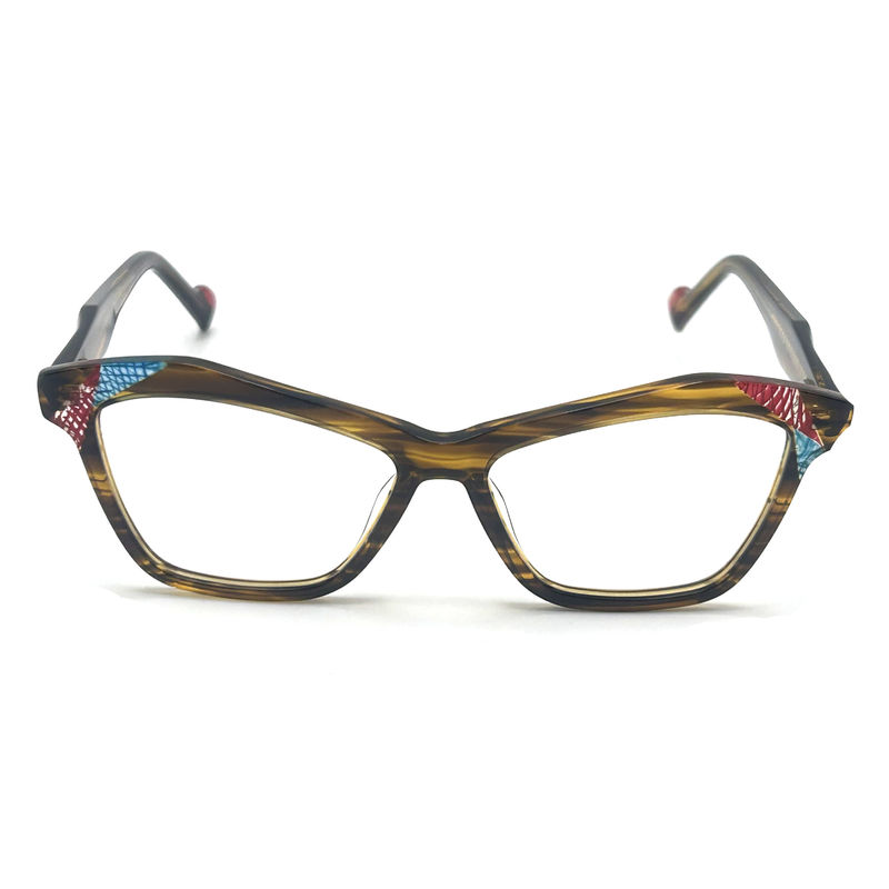 AD185 Estrutura óptica de acetato elegante para conforto diário Óculos ópticos Óculos