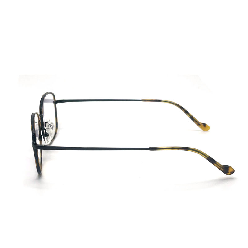 BD020T Estruturas de metal de acetato quadrado de estilo vintage para um visual sofisticado