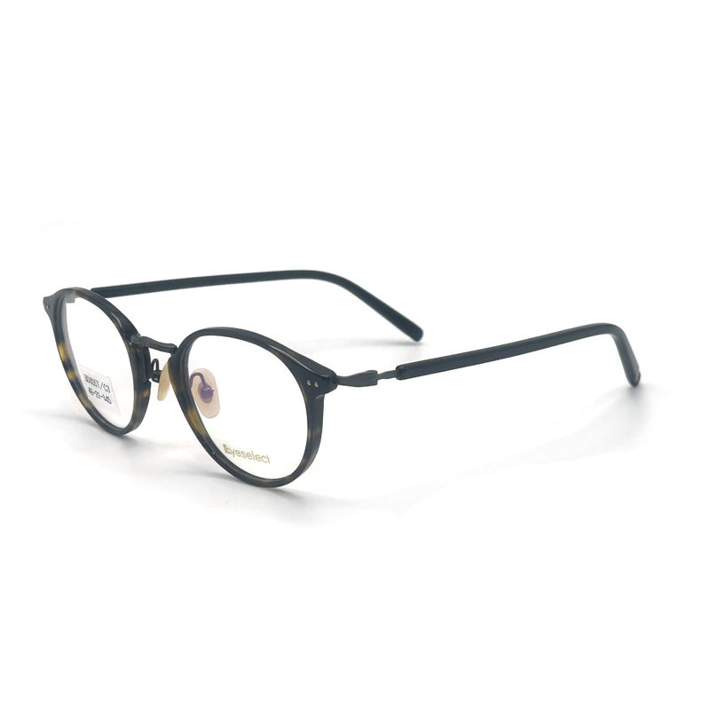 BD004T Estruturas metálicas de acetato de estilo vintage para homens - Óculos de moda