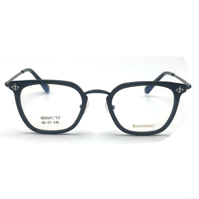 BD004T Estruturas metálicas de acetato de estilo vintage para homens - Óculos de moda