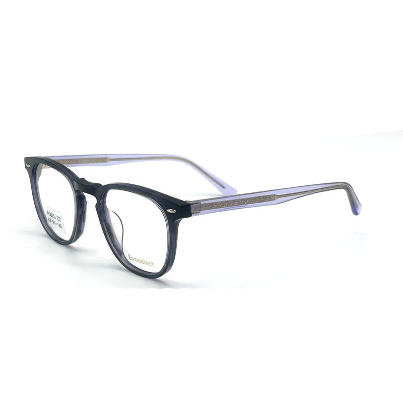 AD015 Quadro óptico de acetato redondo com características personalizadas para olhar para a moda