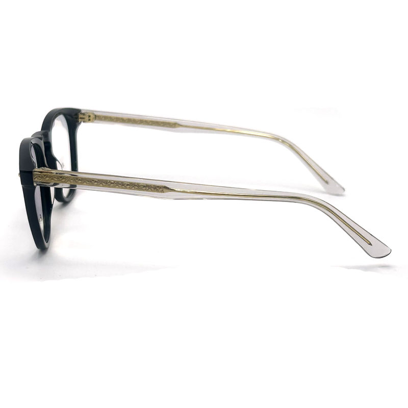 AD015 Quadro óptico de acetato redondo com características personalizadas para olhar para a moda