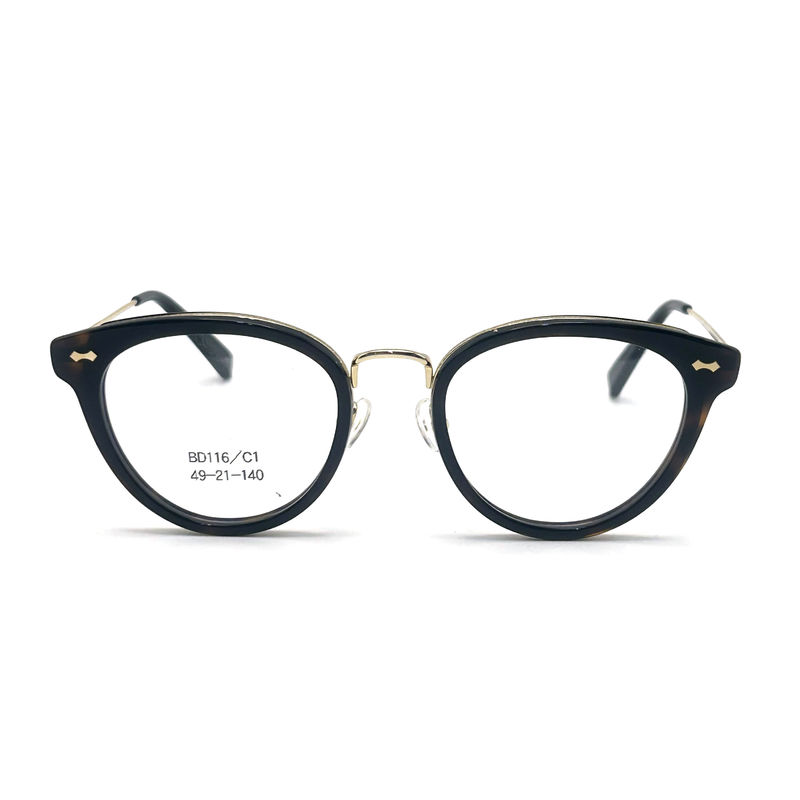 BD116 Estruturas metálicas de acetato personalizadas com formato completo - Várias cores