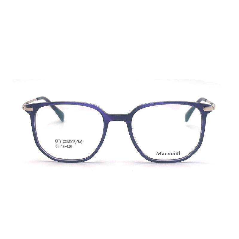 OPT COM002 Heng Yang Optical apresenta um quadro óptico de acetato concebido para uso sob receita médica