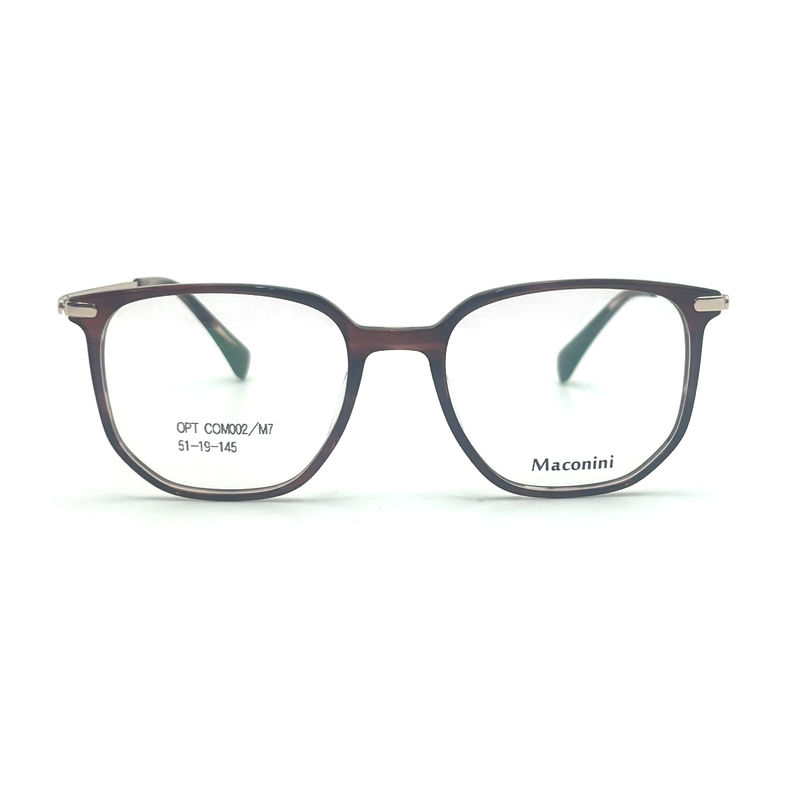 OPT COM002 Heng Yang Optical apresenta um quadro óptico de acetato concebido para uso sob receita médica