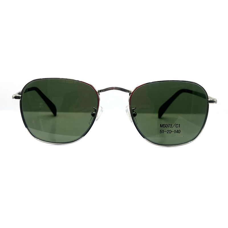 MS073 Óculos de sol de estrutura metálica vintage com revestimento refletor