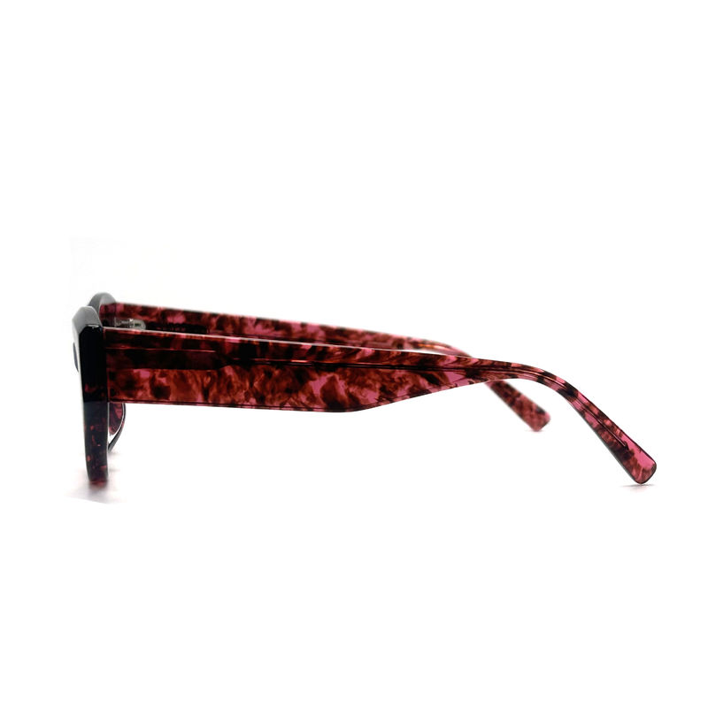 AS073 Óculos de sol de quadro de acetato para mulheres com material de lente CR 39 e estilo elegante