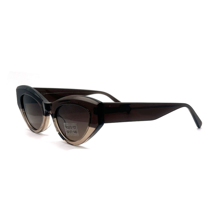 AS073 Óculos de sol de quadro de acetato para mulheres com material de lente CR 39 e estilo elegante
