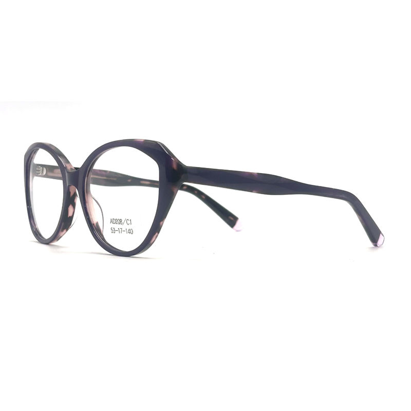 AD208 Estrutura óptica de acetato feminina com combinação perfeita de estilo e conforto