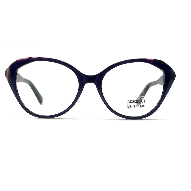 AD208 Estrutura óptica de acetato feminina com combinação perfeita de estilo e conforto
