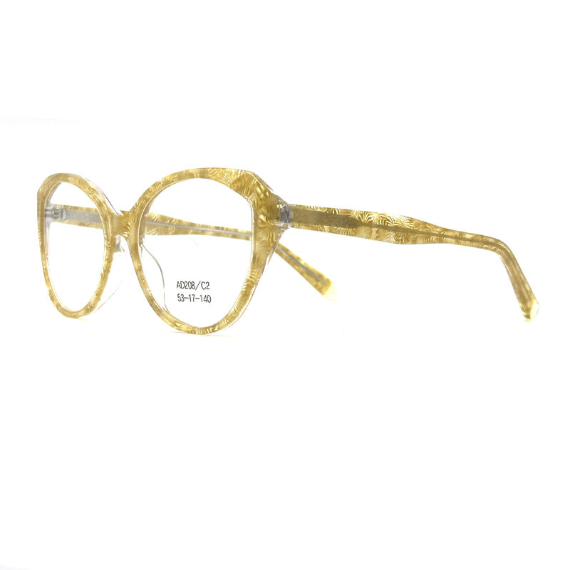 AD208 Estrutura óptica de acetato feminina com combinação perfeita de estilo e conforto