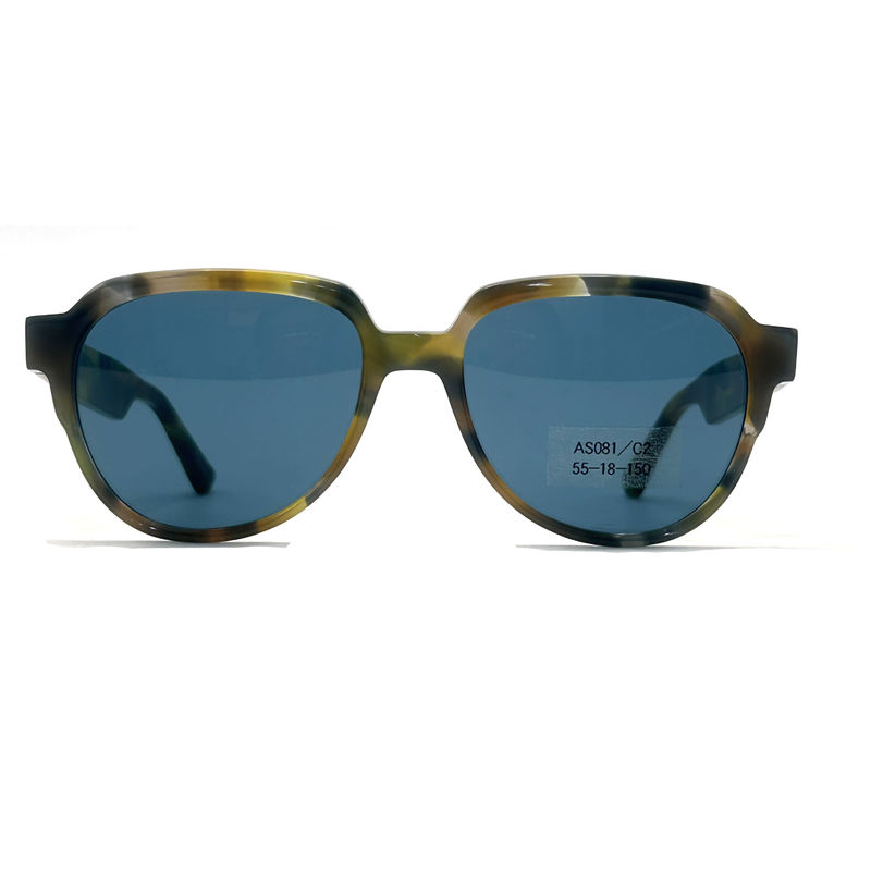 AS081 CR 39 Materiais de lentes Óculos de sol para pilotos e forma dos olhos