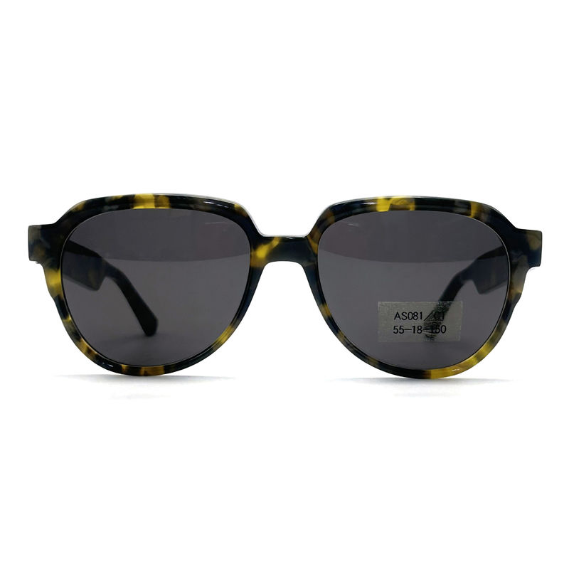 AS081 CR 39 Materiais de lentes Óculos de sol para pilotos e forma dos olhos