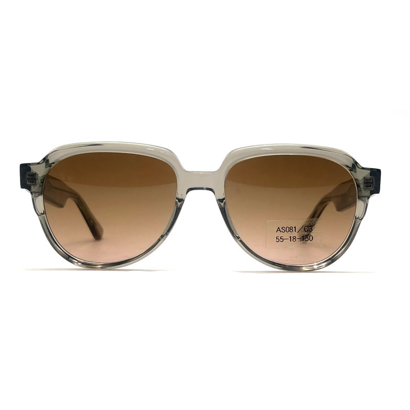 AS081 CR 39 Materiais de lentes Óculos de sol para pilotos e forma dos olhos