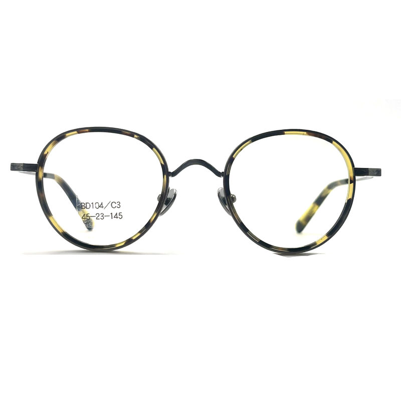 BD104 Quadros de metal de acetato de formato completo de época - Style Fashion Frame