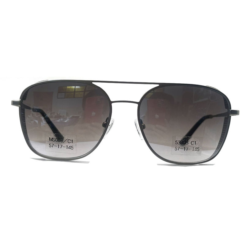 MS083 Estruturas ópticas metálicas para homens com um comprimento de templo de 145 mm, fabricadas em aço inoxidável