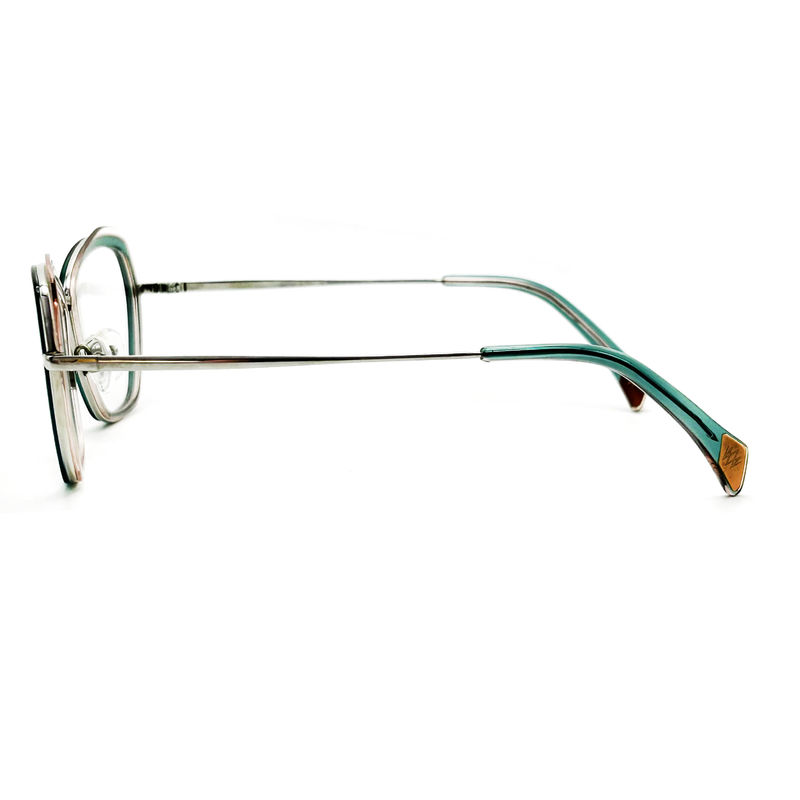 BD136M Óculos Vintage Quadrados Personalizados Estruturas de Metal de Acetato Para Mulheres