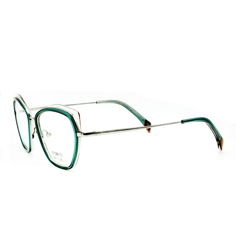 BD136M Óculos Vintage Quadrados Personalizados Estruturas de Metal de Acetato Para Mulheres