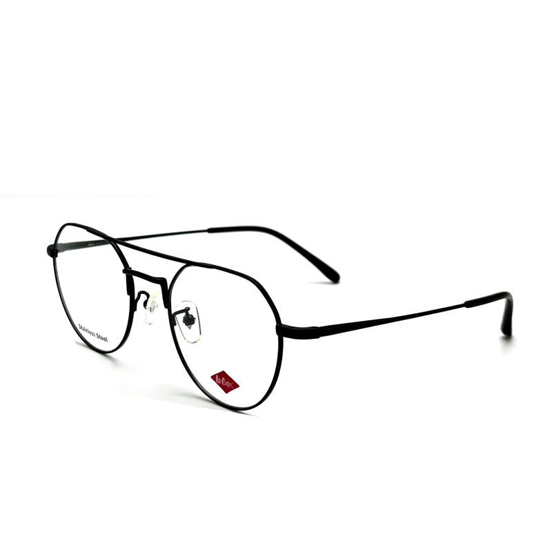 FM3221 Quadros ópticos redondos unisex de aço inoxidável com tamanho de quadro 50-20-142