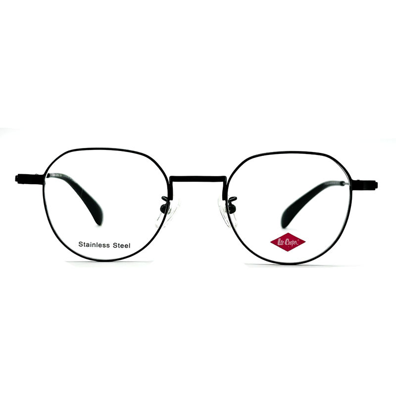 FM3222 Quadrado Unisex de aço inoxidável Quadro óptico de metal Tamanho 46-21-142