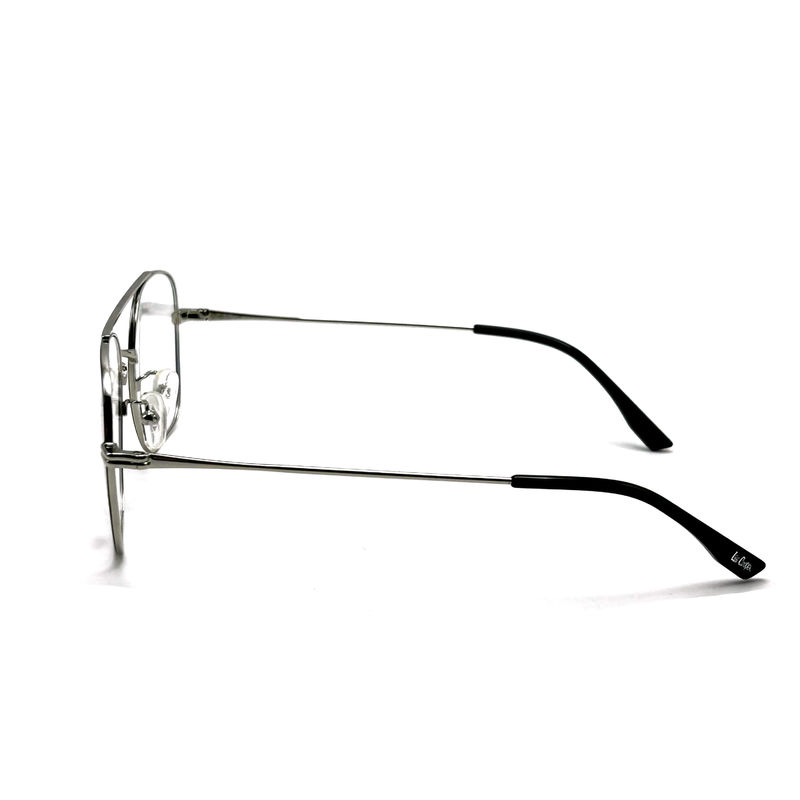 FM7112 Quadrado Unisex Quadro Óptico de Metal de Aço Inoxidável Tamanho 53-20-145