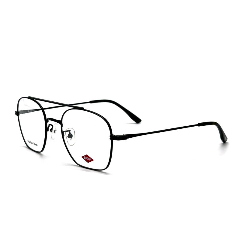 FM7112 Quadrado Unisex Quadro Óptico de Metal de Aço Inoxidável Tamanho 53-20-145