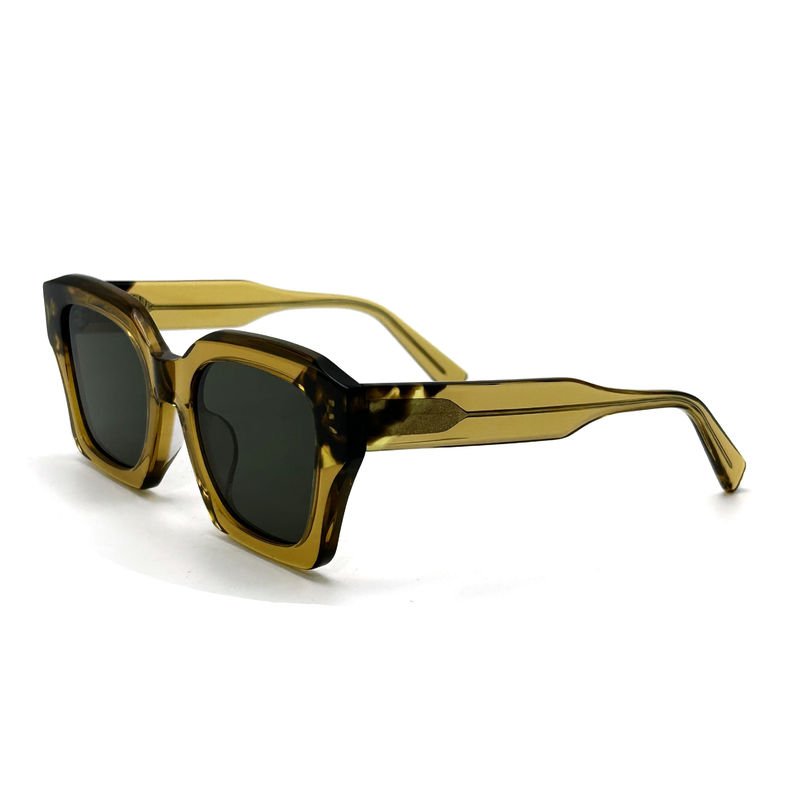 AS097 Óculos de sol de quadro de acetato com lentes CR 39 Óculos de sol protegidos contra raios UV