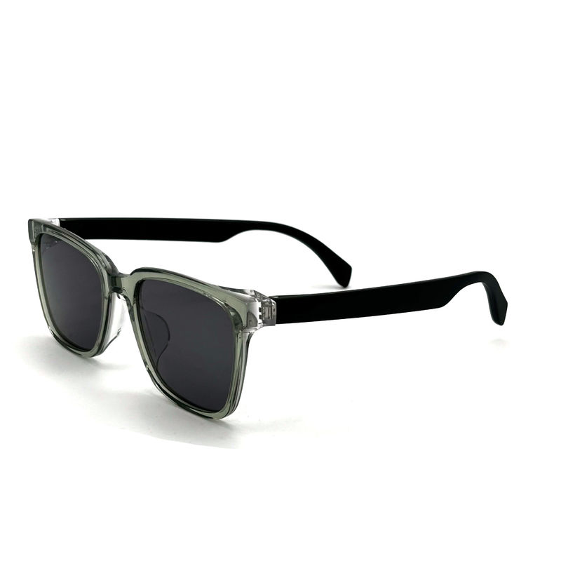 AS110 Óculos de sol quadrados unisex com quadro de acetato 100% de proteção UV e lente CR 39