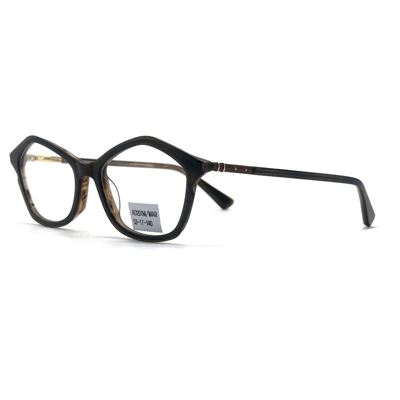 AD201M Estrutura óptica de acetato elegante e durável para compras B2B, fábrica OEM/ODM