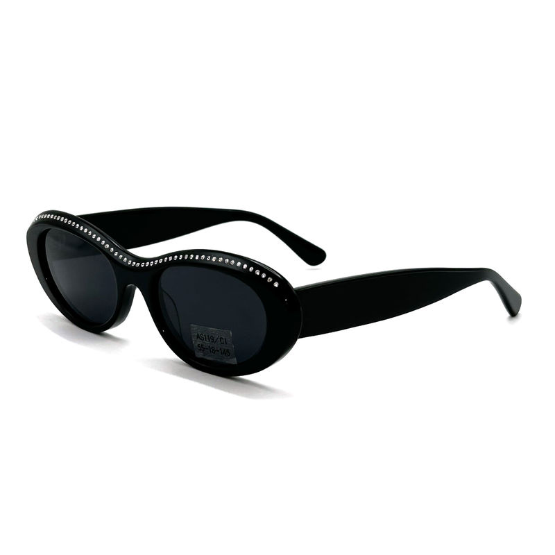 Óculos de sol de borboleta clássico para mulheres com Strass-AS119,Fábrica ODM / OEM