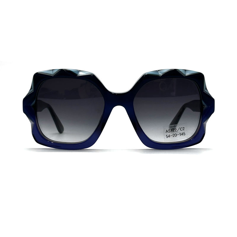 Óculos de sol de quadro de acetato com estilo moderno ◄ modelo AS122 - CR 39 100% Proteção UV, fábrica ODM/OEM