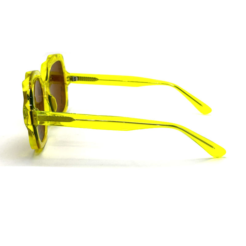 Óculos de sol de quadro de acetato com estilo moderno ◄ modelo AS122 - CR 39 100% Proteção UV, fábrica ODM/OEM