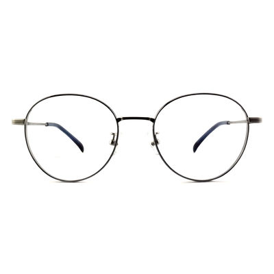 Bom preço TF3335 Quadro óptico de titânio redondo personalizado, revestimento a vácuo on-line