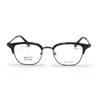 Bom preço BD014 Quadrado Acetato Quadro de Metal disponível em 145 mm Templos comprimento on-line