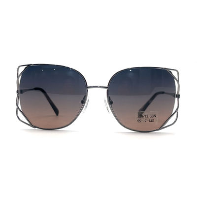 Bom preço MS079 Óculos de sol retrô quadrados de metal com lentes polarizadas resistentes a arranhões e dobradiças de mola on-line