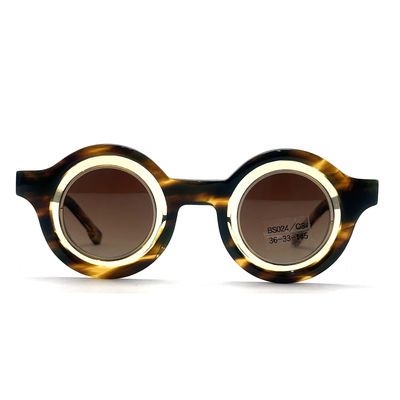 Bom preço BS024 Óculos de sol de metal acetato A escolha perfeita para a proteção ocular da moda on-line