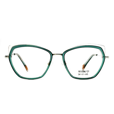 Bom preço BD136M Óculos Vintage Quadrados Personalizados Estruturas de Metal de Acetato Para Mulheres on-line